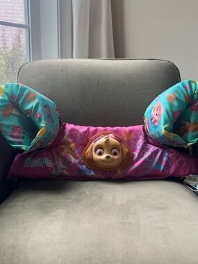 Paw Patrol Skye Inflatable Swim Trainer in Pink and Teal